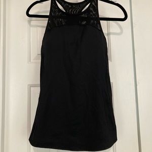 Athleta Medium Black Built in Bra Tank